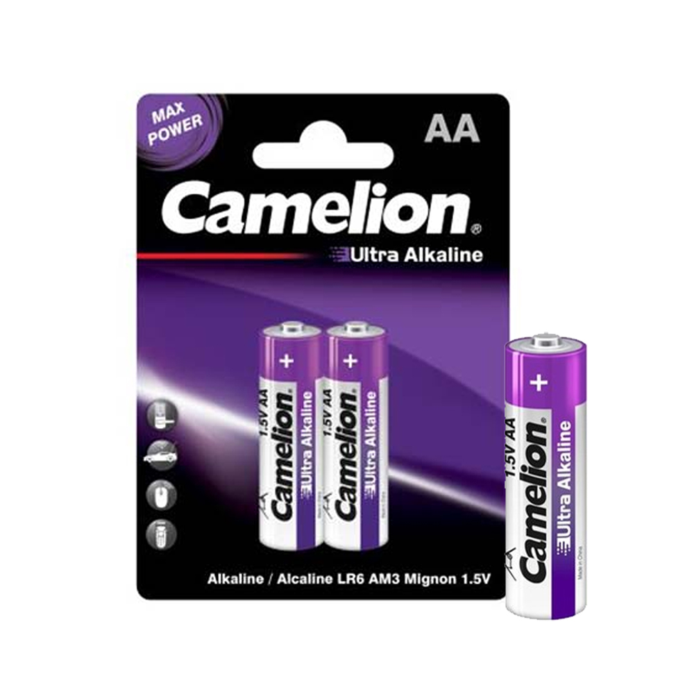 باطری آلکالاین قلم 2 عددی کملیون مدل CAMELION Ultra