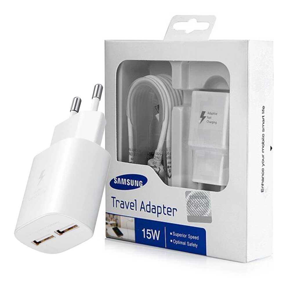 شارژر کامل سامسونگ مدل TA800 2port پک مربع تراول