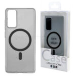 قاب سامسونگ مگ سیف مدل ICE CASE MagSafe SAMSUNG S20 FE شفاف مشکی