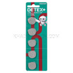 باتری سکه ای دتکس پلاس مدل DETEX+ CR2025 بسته 5 عددی
