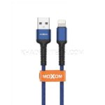 بسته 12 عددی کابل شارژ لایتنینگ موکسوم مدل MOXOM KH-20i IPHONE بدون پک سرمه ای طول 2 متر - تصویر 3