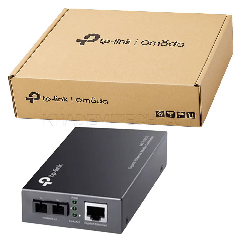 مبدل فیبر نوری تی پی لینک مدل TP-LINK TL-MC210CS