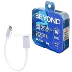 کابل تبدیل بیاند مدل BEYOND BA-215 TyPE-C OTG سفید