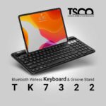 کیبورد بی سیم تسکو مدل TSCO TK 7322BT مشکی - تصویر 2