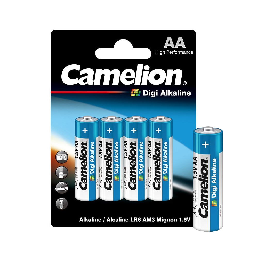 باطری آلکالاین قلم 4 کارتی کملیون مدل CAMELION digi