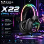 هدست سیم دار گیمینگ اونیکوما مدل ONIKUMA X22 مشکی - تصویر 2