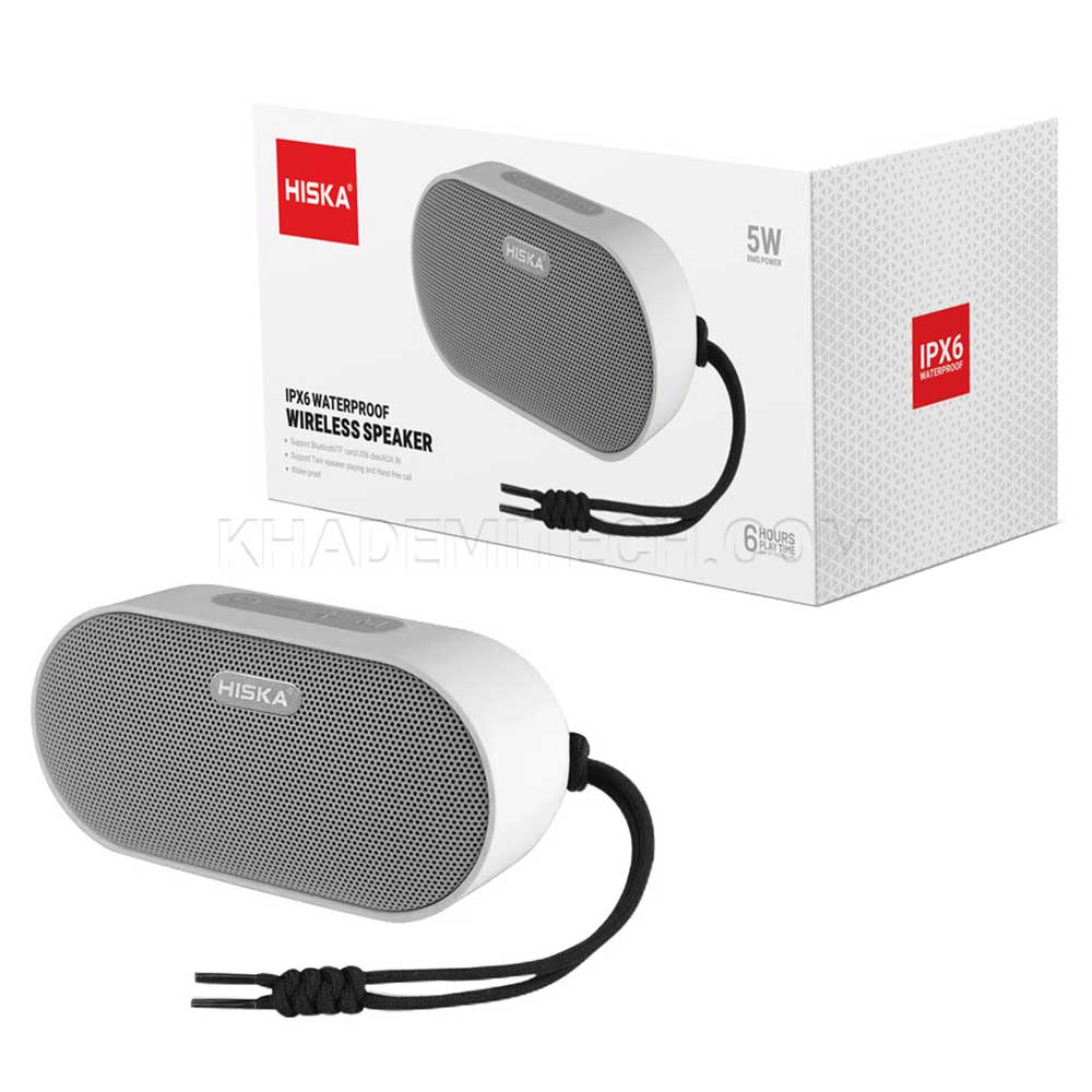 اسپیکر پرتابل هیسکا مدل HISKA B23 سفید