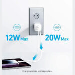 کلگی شارژر انکر مدل ANKER A2331G21 PD 33W سفید - تصویر 2