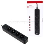 محافظ و چند راهی برق هادرون مدل Hadron P24  مشکی