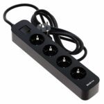 محافظ و چند راهی برق هادرون مدل Hadron P24  مشکی - تصویر 2