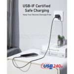 کابل شارژ دو سر تایپ سی انکر مدل ANKER A82E2H12 USB-C PD 240W مشکی طول 1.8 متر - تصویر 3