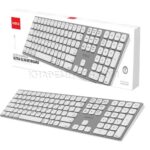 کیبورد بی سیم هیسکا مدل HISKA HX-KE245W سفید