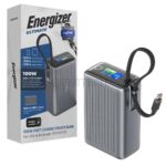 پاوربانک انرجایزر مدل Energizer XP25001PD 25000mAh 100W طوسی