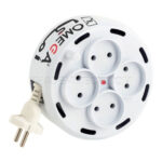 رابط برق 4 خانه جمع شو امگا مدل OMEGA RORO طول 7 متر - تصویر 3