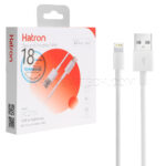 کابل شارژ لایتنینگ هترون مدل Hatron HC275I سفید طول 1 متر