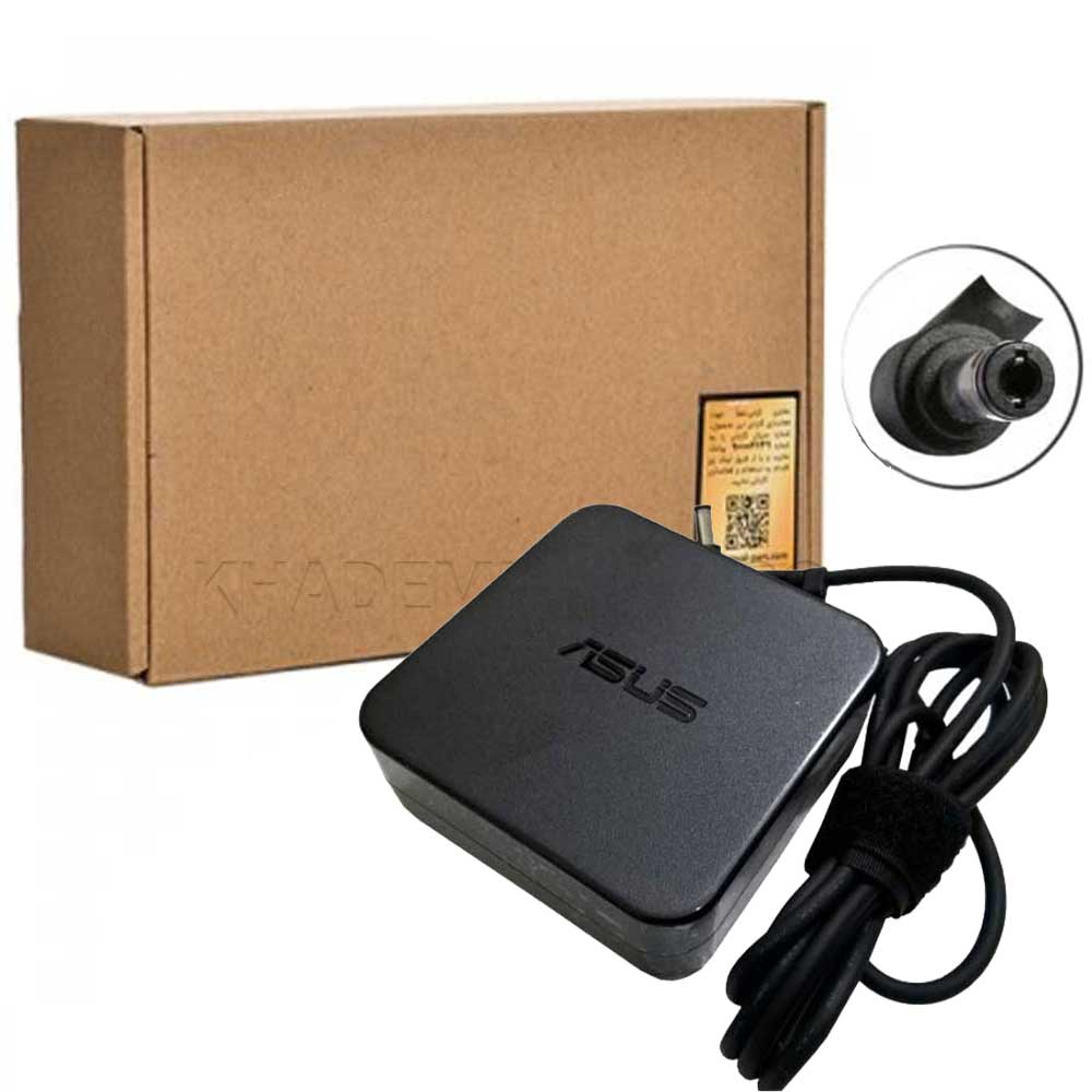 شارژر لپ تاپ ایسوس مدل RO ASUS 19Volt 4.74Amper مربع فیش گرد
