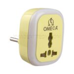 تبدیل سه به دو امگا مدل OMEGA M101 LED زرد - تصویر 2