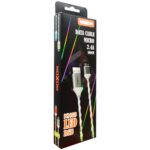 کابل موکسوم MOXOM KH-68 LED MICRO سفید - تصویر 4