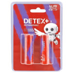 باتری شارژی قلم دتکس پلاس مدل DETEX+ AA HR6 2000mAh بسته 2 عددی