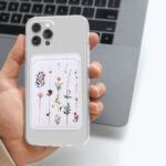گجت WALLETطرح گل MAGSAFE1چرم سفید - تصویر 2