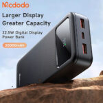 پاوربانک مکدود مدل MCDODO MC-4230 20000mAh 22.5W مشکی - تصویر 2
