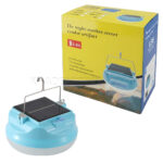 چراغ شارژی وخورشیدی مدل 300W آبی
