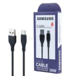 کابل شارژ تایپ سی طرح سامسونگ مدل SAMSUNG Type-C 30W طول 1 متر