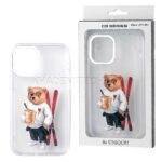 قاب آنتی شوک اپل تدی  مدل Teddy IPHONE 14 ProMax شفاف
