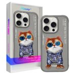 قاب اپل مدل Nimmy Cool Cute Little hipster IPHONE 16 Pro نچرال