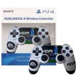 دسته بازی PS4 طرح FC24 سفید