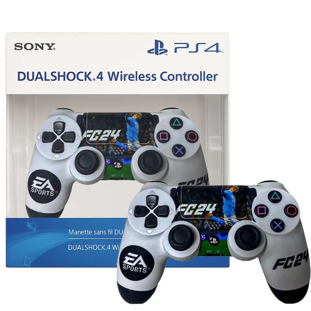 دسته بازی PS4 طرح FC24 سفید