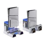 استند و شارژر دسته بازی دابی مدل DOBE TP5-3532D PS5  سفید - تصویر 2