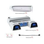 استند و شارژر دسته بازی دابی مدل DOBE TP5-3532D PS5  سفید - تصویر 3