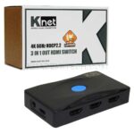 سوئیچ HDMI کی نت مدل KNET k-SWHD2003 4K 3PORT