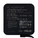 شارژر لپ تاپ ایسوس مدل ASUS 19V 4.74A مربعی - تصویر 2