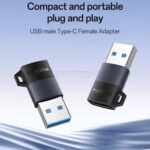 مبدل یسیدو مدل Yesido GS34 OTG USB-A To USB-C - تصویر 2