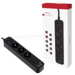 محافظ و چند راهی برق هادرون مدل Hadron P343 مشکی