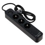 محافظ و چند راهی برق هادرون مدل Hadron P343 مشکی - تصویر 2