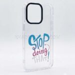 قاب آنتی شوک اپل مدل STOP IPHONE 15 Pro Max شفاف - تصویر 2