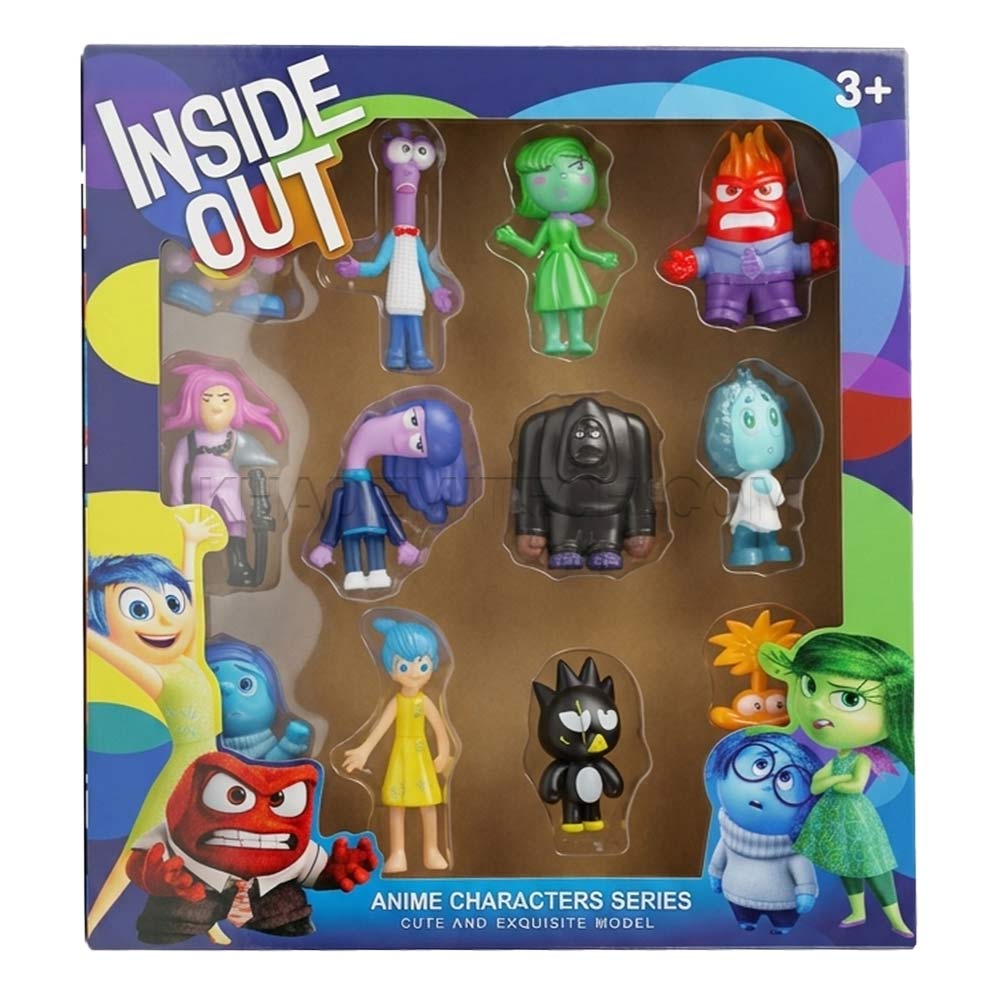 اکشن فیگور درون و بیرون مدل INSIDE OUT بسته 12 شخصیتی