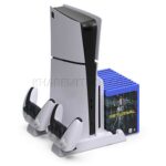 استند و شارژر دسته بازی دابی مدل DOBE  TP5-3537D PS5  سفید - تصویر 2