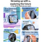 ساعت هوشمند کودک یسیدو مدل YESIDO IO37 Kids Smart نارنجی - تصویر 4