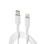 کابل شارژ تایپ سی به لایتنینگ هادرون مدل Hadron IPHONE C-L01 PD سفید - تصویر 2