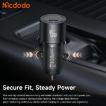 شارژر فندکی مکدودو مدل MCDODO CC-5340 Mini Size Obsidian 45W مشکی - تصویر 2