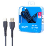 کابل شارژ تایپ سی بیاند مدل BEYOND BUC-401 TYPE-C  سرمه ای طول 1 متر