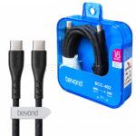 کابل شارژ دو سر تایپ سی بیاند مدل BEYOND BCC-402 مشکی طول 2 متر