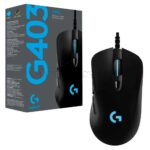 ماوس سیم دار گیمینگ لاجیتک مدل LOGITECH G403 HERO مشکی