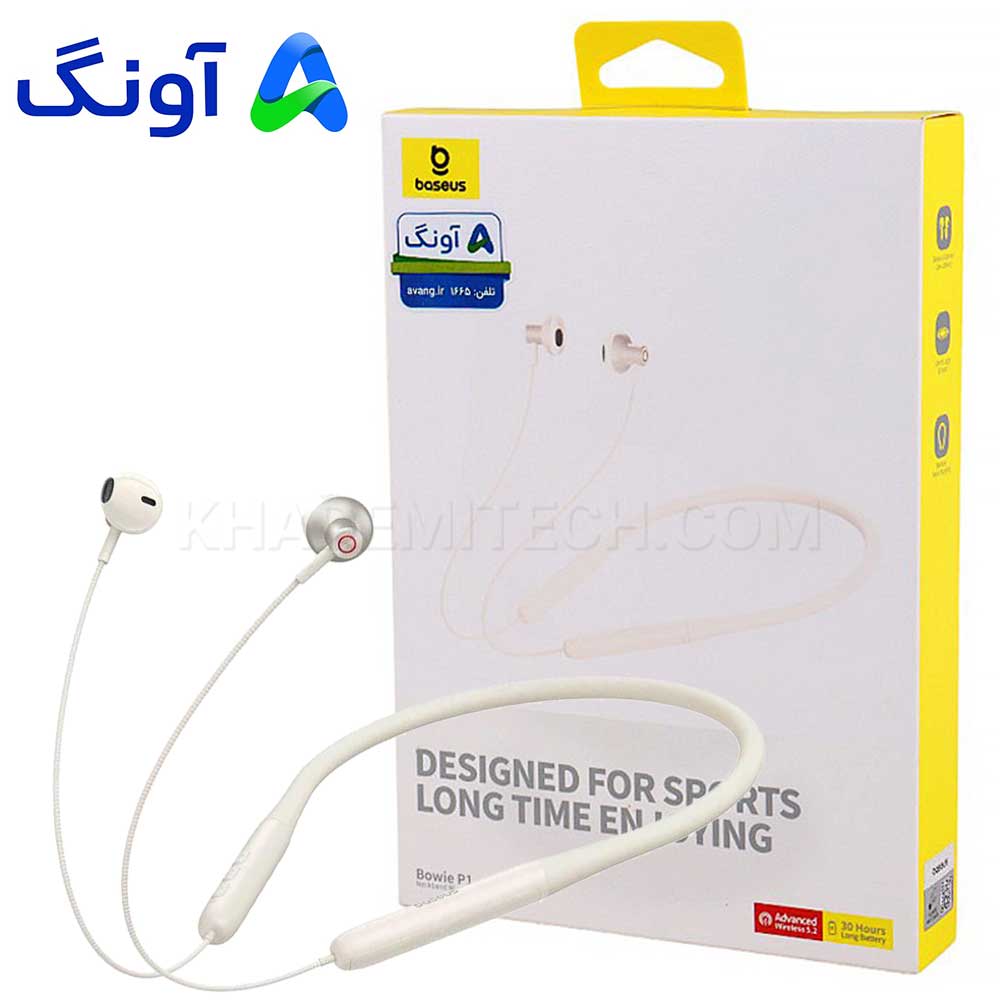 هندزفری گردنی بلوتوثی بیسوس مدل BASEUS P1 A00025800223-Z1 مشکی