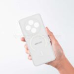 قاب ردمی مدل Xiaomi Redmi 14C MAG SAFE سفید مات - تصویر 2