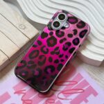 قاب اپل مدل LEOPARD IPHONE 17 طرح پلنگی بنفش - تصویر 2